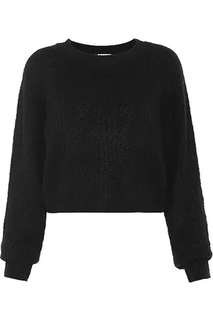 myMo Damen Lässiger, verkürzter Strickpullover Recycled Polyester Größe M/L