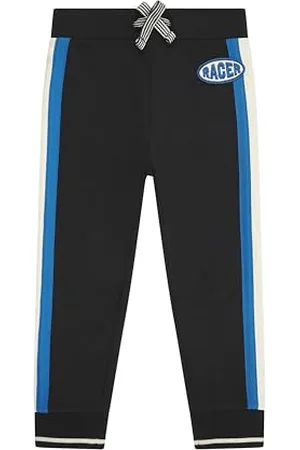 Steiff Jogginghose EU Größe 92 Navy, Jungen Hose, Kleinkinder Sweatpants aus Baumwolle, Sport- und Freizeit Hose für Kinder, Bequeme und weiche Trainingshose, waschmaschinenfest