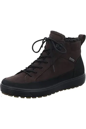 Ecco Herren Soft 7 Tred Fashion Boot, Black/Mocha, 39 EU