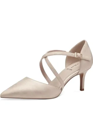 QS by s.Oliver Damen Pumps mit Riemen Spitz Elegant, (Rose), 39 EU