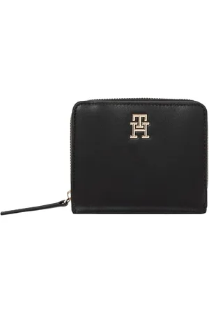 Tommy Hilfiger Damen Geldbörse Logotape Klein, Schwarz (Black), Einheitsgröße