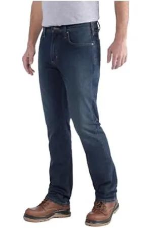 Carhartt Herren, Rugged Flex® Jeans mit 5 Taschen, gerader Passform und schmal zulaufendem Bein, , W33/L34