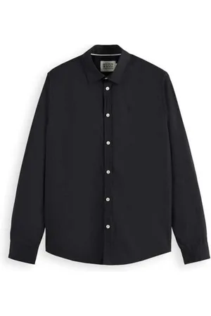 Scotch&Soda Herren Shirt Core - Poplin Solid, ,XXL