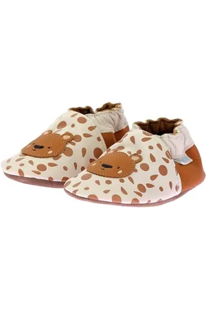 Robeez Big Plus Babyschuhe, Hellbeige, Camel, 17/18 EU, , 17/18 EU