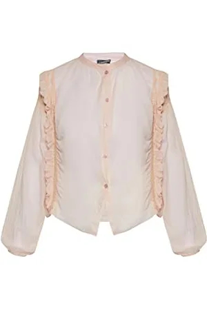 Dreimaster Vintage Damen Baumwollbluse, , S