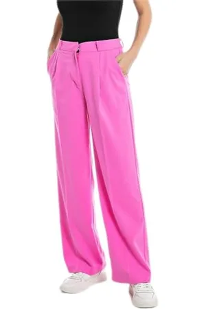 Replay Damen Business Hose Klassisch, (Violett), 24W