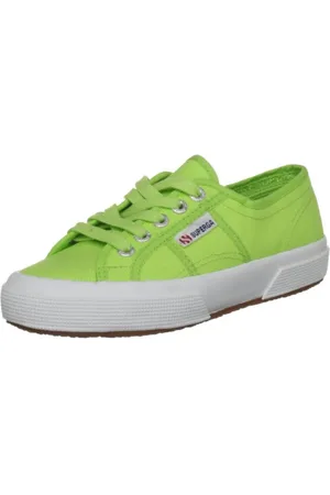 Superga 2750 JCOT Classic, Unisex-Kinder Sneaker,Grün (560 Acid Green), 34 EU
