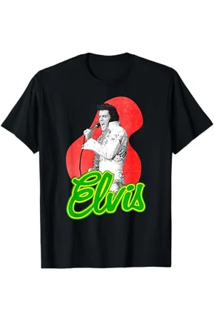 Elvis Presley Offizielles Retro Singendes T-Shirt - Herren, , S