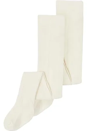 NAME IT Unisex Baby NKNPANTYHOSE Rib 2P NOOS Strumpfhose, Undurchsichtige, , 74/80