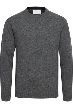 Casual Friday CFKarl Herren Strickpullover Feinstrick Pullover mit Rippkragen Rippbündchen Regular fit, Größe:M, Farbe: