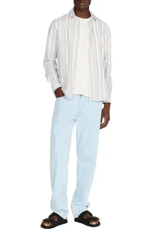 Sisley Mens Trousers 4P7YSE01H Pants, , 34