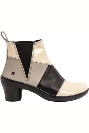 Art Damen 1453 Alfama Oxford-Stiefel, Cremefarben/Schwarz, 38 EU