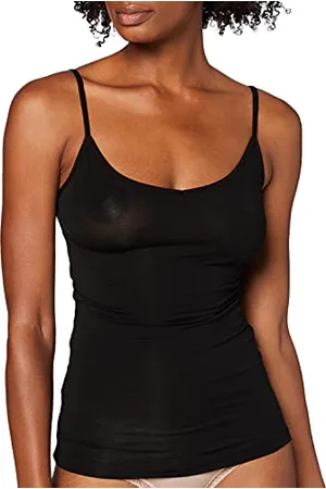 Sloggi Damen EVER Cosy Spaghetti Top, BLACK, L