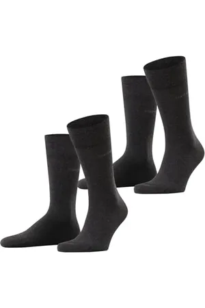 ESPRIT Herren Socken Basic Easy Multipack M So Baumwolle einfarbig 2 Paar, , 43-46