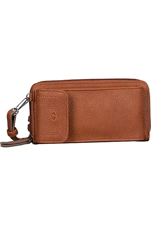 TOM TAILOR Bags Ela Damen Geldbörse Portemonnaie Reißverschluss Groß Braun
