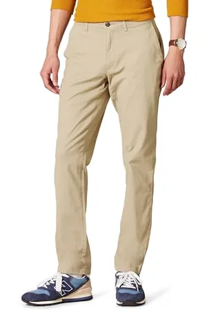 Amazon Herren Legere Stretch-Chinohose mit Enger Passform, , 35W / 28L