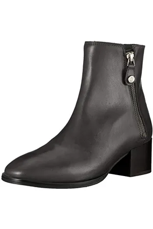 Marc O’ Polo Damen Mid Heel Bootie Stiefeletten, Schwarz (Black 990)