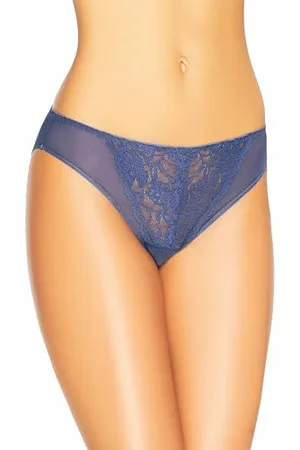 Teyli Slips Damen mit Spitzenbesatz - Damen Unterwäsche - Klassische Slip Damen L