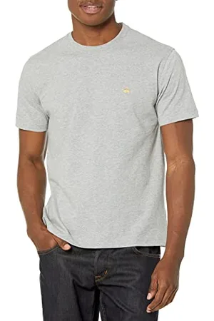 Brooks Brothers Herren-T-Shirt, kurzärmelig, Baumwolle, Rundhalsausschnitt, Logo, , XX-Large