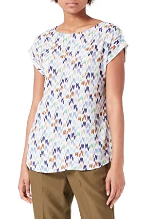 Seidensticker Damen Regular Fit Kurzarm Bluse, , 46