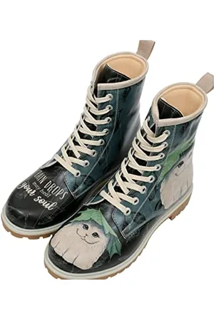 Dogo Vegane Damen Boots Stiefeletten - Rain Drops May Heal Your Soul 41
