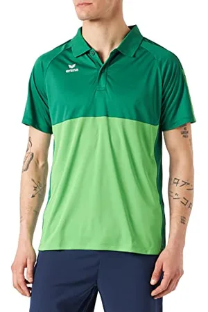 Erima Herren Six Wings Sport Polohemd, green, S