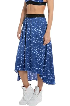 Replay Damen Rock Lang All Over Print, (Mehrfarbig), XS