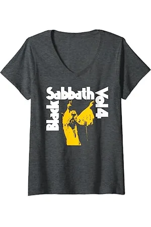 Black Sabbath Official Vol 4 T-Shirt mit V-Ausschnitt