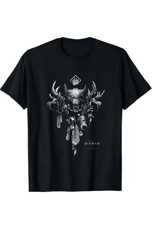 Diablo IV Druid Sigil Distressed White Armor T-Shirt