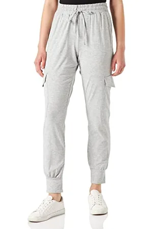 Kaffe Jerseyhose KAsiggi Damen Hose Klassische Cargo Hose Stoffhose mit Elastischem Bund Cargohose XXL
