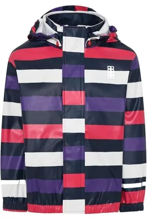 KABOOKI Mädchen Lego Streifen Jamaica 102 Regenjacke, , 116