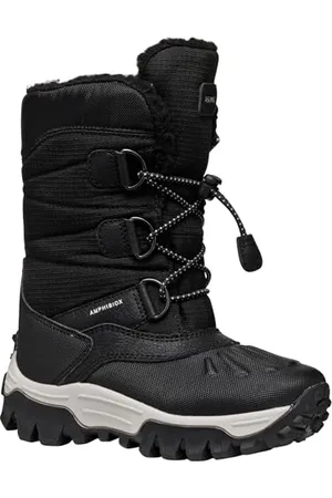 Geox J Himalaya Boy B ABX Snow Boot, Black, 37 EU