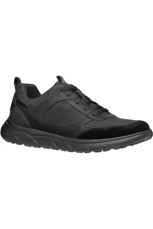 Geox Herren U Portello A Sneaker, Black, 44 EU