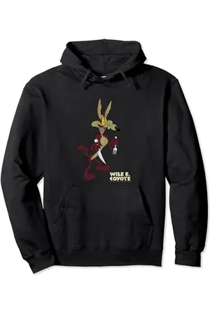 LOONEY TUNES Wile E Coyote Distressed Pullover Hoodie