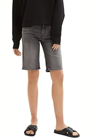 TOM TAILOR Damen 1036927 Bermuda Jeans Shorts, , 27