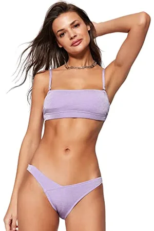 Trendyol Damen Taille, Normale Traber-Bikinihose Bademode, , 38