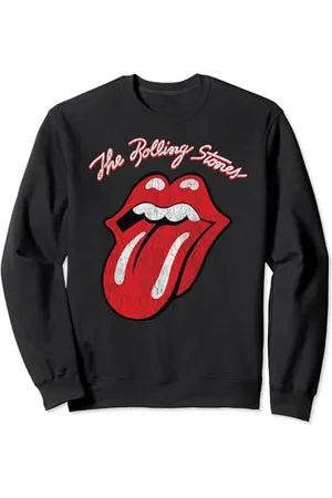 The Rolling Stones Das Rolling Stones Script Tongue Logo Sweatshirt
