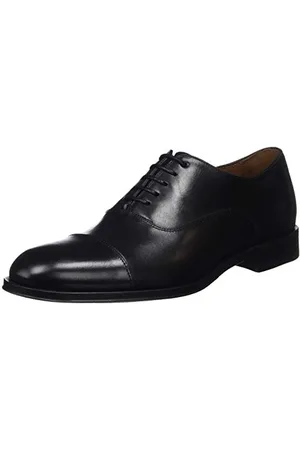 Lottusse L6965, Herren Oxford Schnürhalbschuhe, Schwarz (Ebony Negro), 41 EU (7.5 UK)