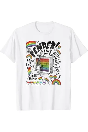 Fender Pride Rainbow Collection Centered T-Shirt