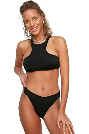 Trendyol Damen V Cut the Six Bikini Bottoms, , 42 EU