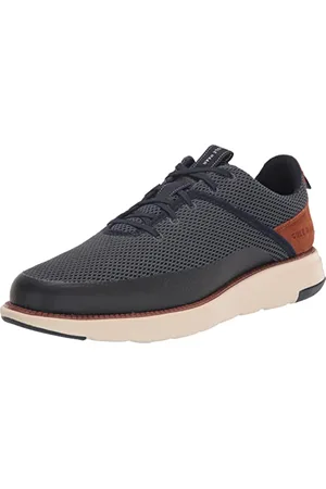 Cole Haan Herren Grand Atlantic Sneaker, Marineblau/Britisches Hellbraun, 43 EU