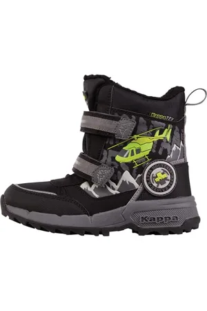 Kappa Unisex Kinder Stylecode: 261046k Mountres Tex K Schneestiefel, Black Lime, 27 EU