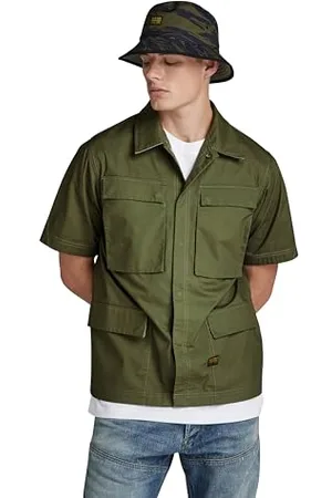 G-Star RAW Herren R-3N Slim Overshirt Allover, , M