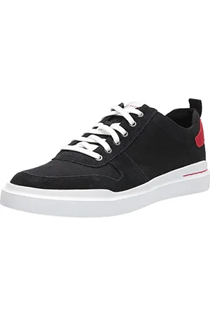 Cole Haan Herren GP RLY Canvs CRT SNK:Black Canvas/Optic Sneaker, Black