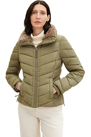 TOM TAILOR Damen Steppjacke mit Stehkragen 1032477, , XXL