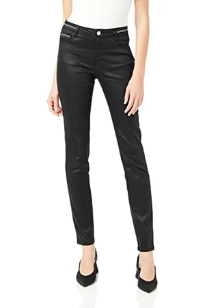 Morgan Damen Pantalon Slim enduit 212-PALONA Klassische Hose, , 32