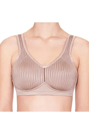 Susa Damen Entlastungs Bügel Cremona 7761 Comfort Plus Bügelloser BH, Blickdicht, braun Nude, 85C