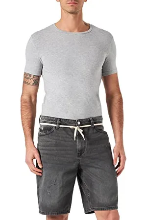 TOM TAILOR Herren Loose Fit Bermuda Jeans Shorts 1032259, , S