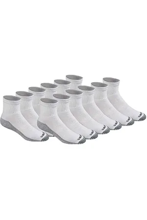 Dickies Herren Dri-tech Moisture Control Quarter, Available in M-XXL (6, 18 Pairs) Socken, , Medium (24er Pack)