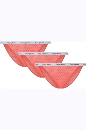 Pepe Jeans Damen Dot 3P Bikini Style Underwear, , XL